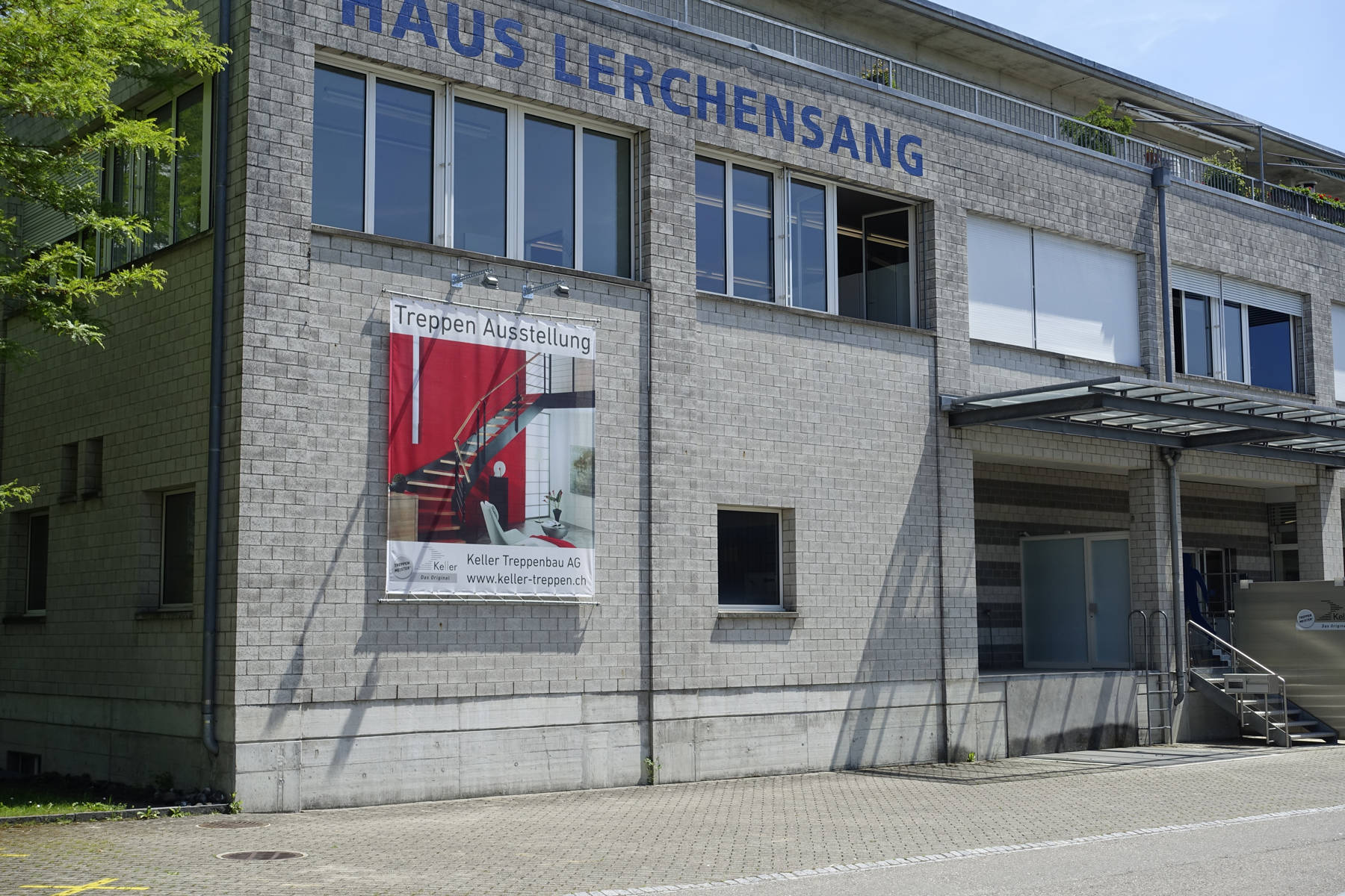 Eingangsbereich Treppenstudio Felben-Wellhausen