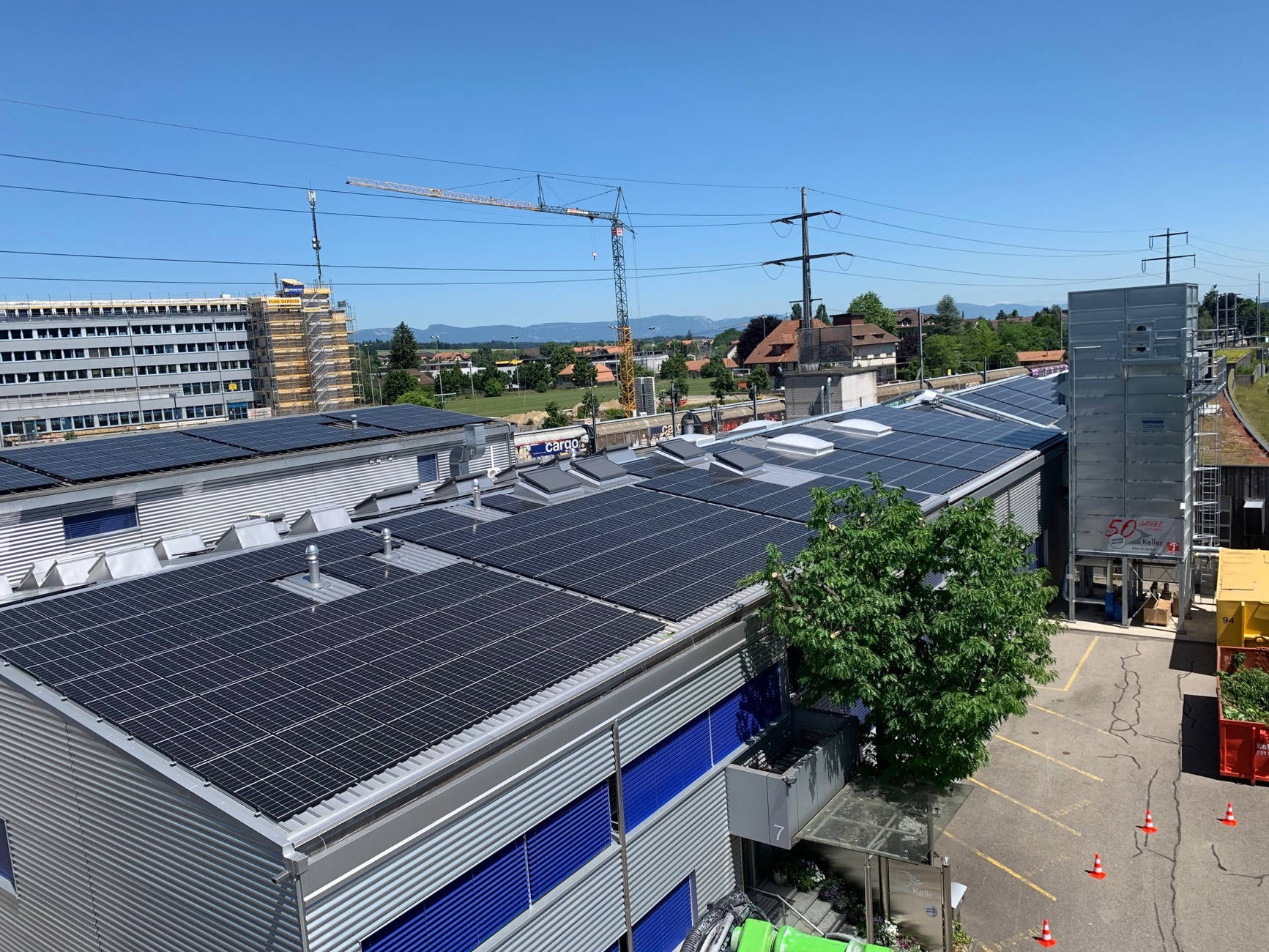 Photovoltaikanlage Keller Treppenbau AG